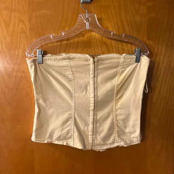 Free People x REVOLVE Just A Minute Tube Top in Peach Sands - Picture 4 of 8